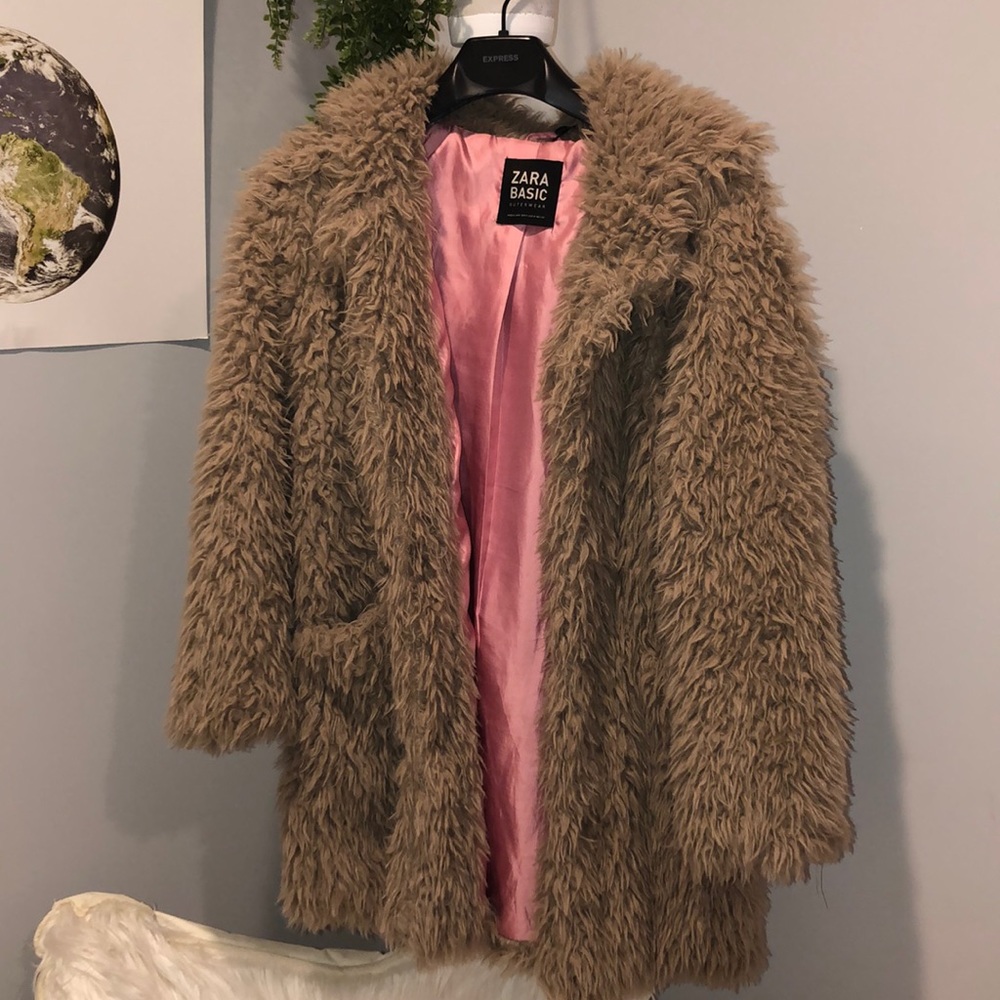 ZARA fluffy jacket